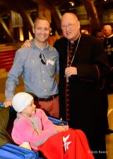 2013 Lourdes Pilgrimage - SUNDAY Cardinal Dolan Presents Malades Medals Pius X (7/71)